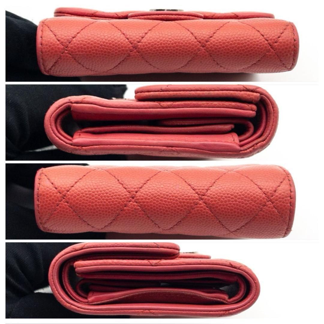 Chanel Timeless Classic Trifold Wallet Caviar Leather — view 9