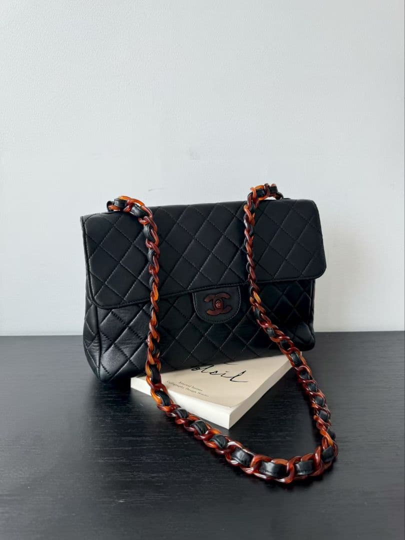 Chanel Tortoiseshell Jumbo Quilted Lambskin — view 2