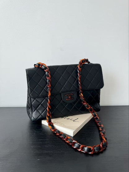 Chanel Tortoiseshell Jumbo Quilted Lambskin — view 2