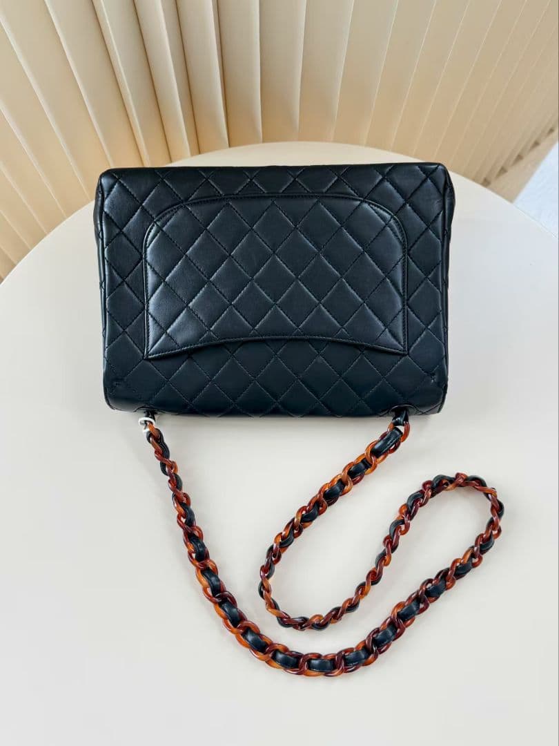 Chanel Tortoiseshell Jumbo Quilted Lambskin — view 3