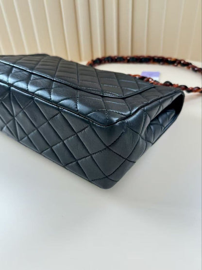 Chanel Tortoiseshell Jumbo Quilted Lambskin — view 5