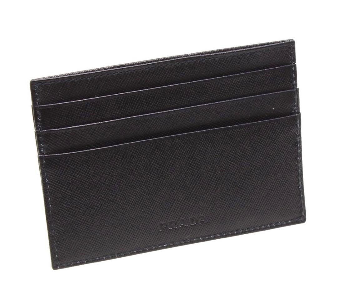 Prada Saffiano Card Case Pass Case Pass Case