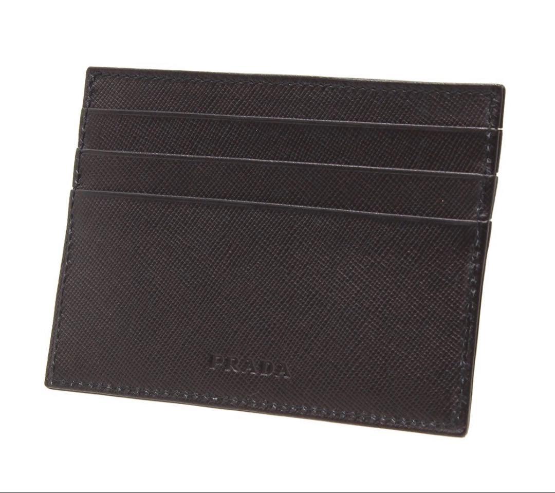 Prada Saffiano Card Case Pass Case Pass Case