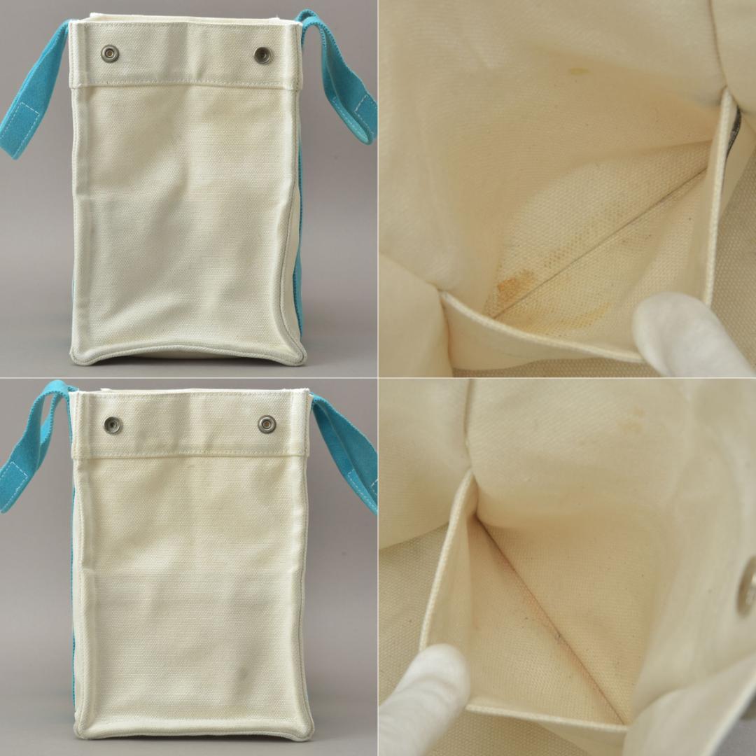 Hermes Bora PM Tote Canvas Light Blue Natural — view 8