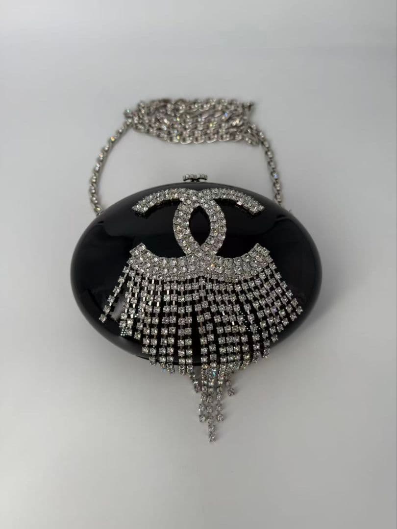 Chanel Acrylic Oval Chain Bag