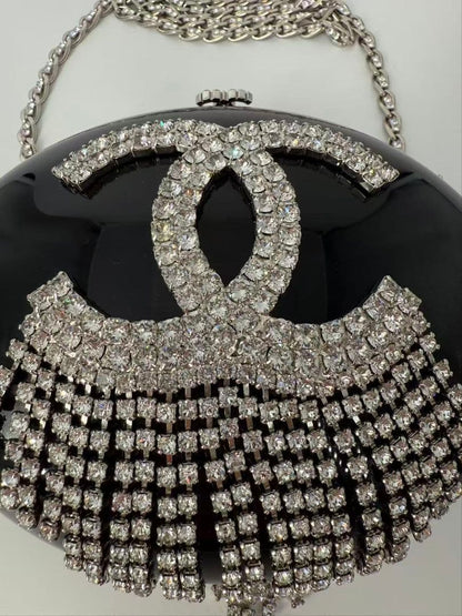 Chanel Acrylic Oval Chain Bag — view 2