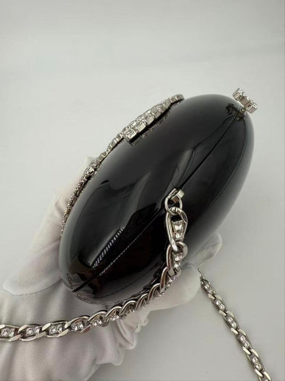 Chanel Acrylic Oval Chain Bag — view 4