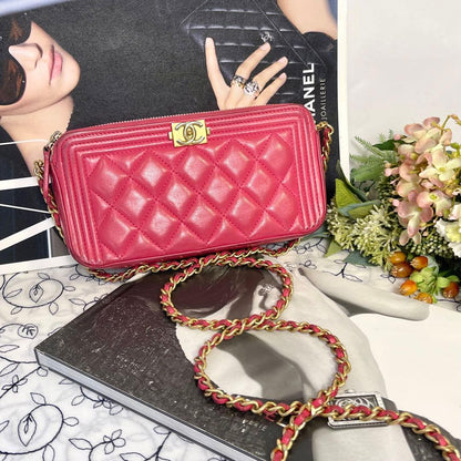 Chanel Chain Wallet Boy Phone Case