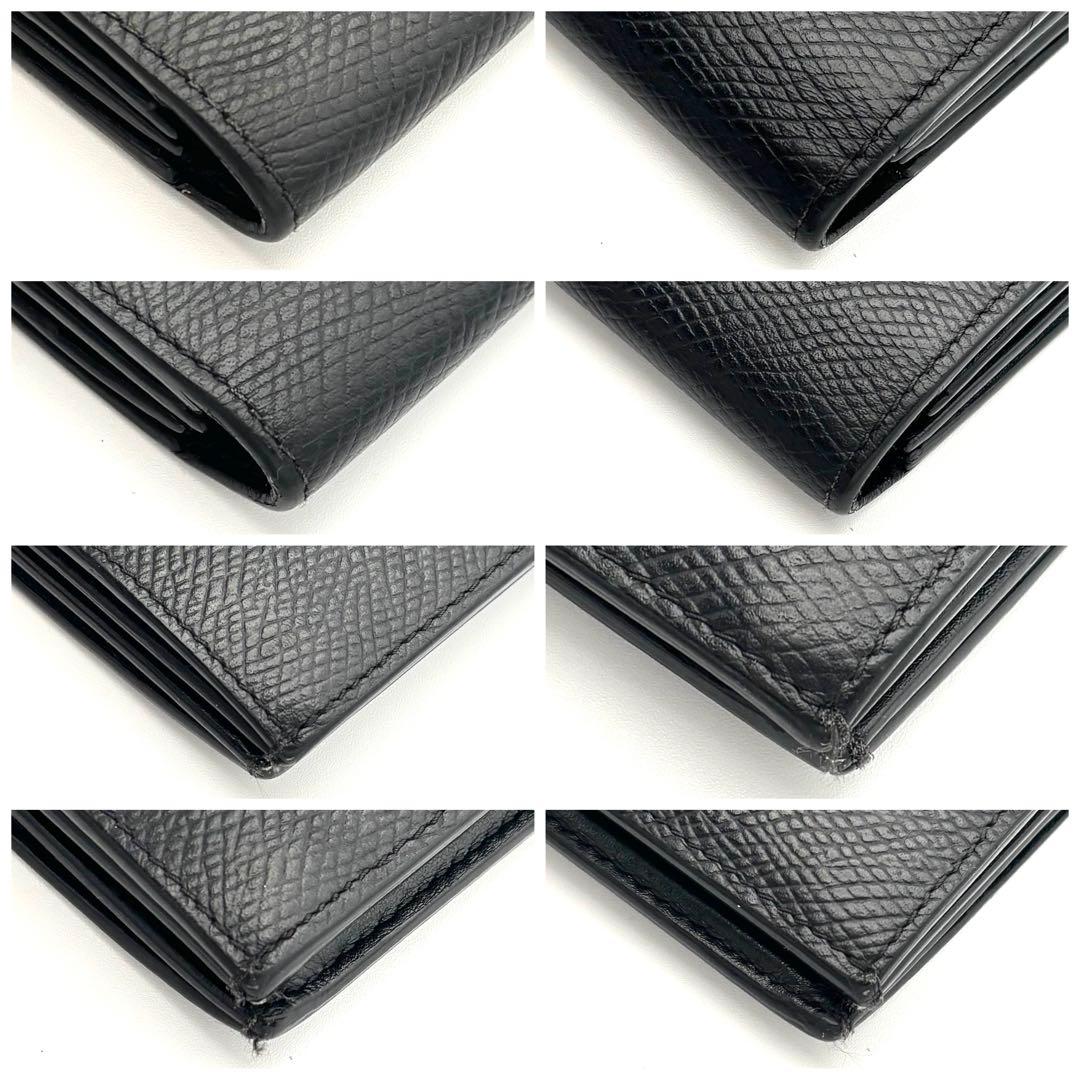 Celine Wallet Large Strap Black Leather — view 8