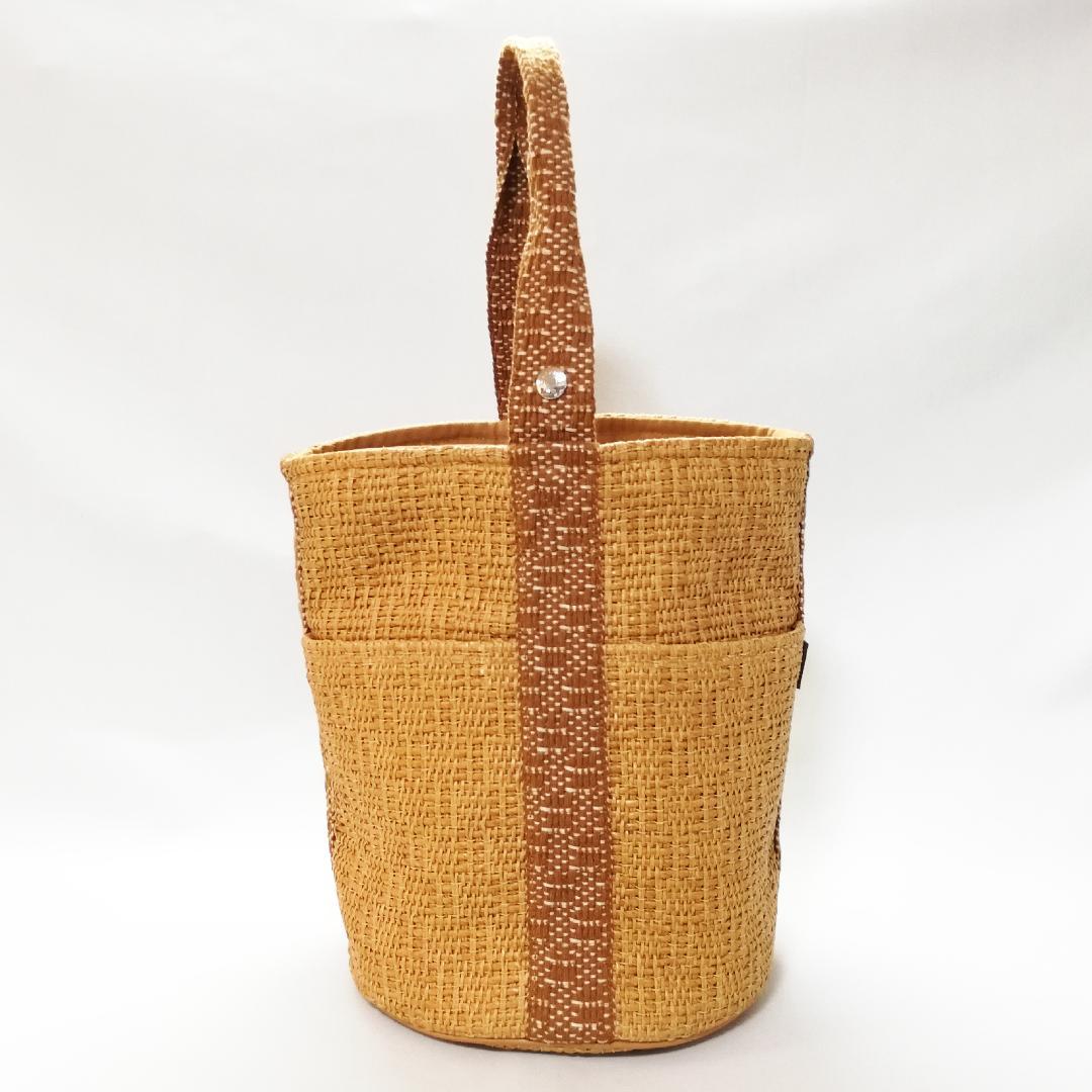 Hermes Tam le Basket Bag Handbag Brown