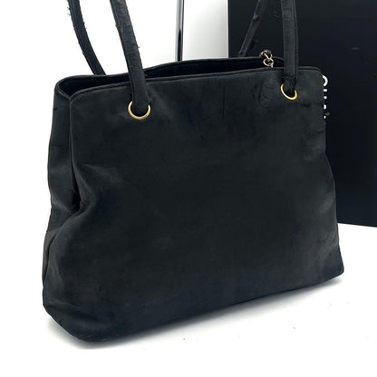 Chanel Lambskin CC Logo Tote Black Jumbo — view 2