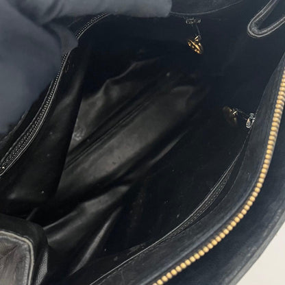 Chanel Lambskin CC Logo Tote Black Jumbo — view 3