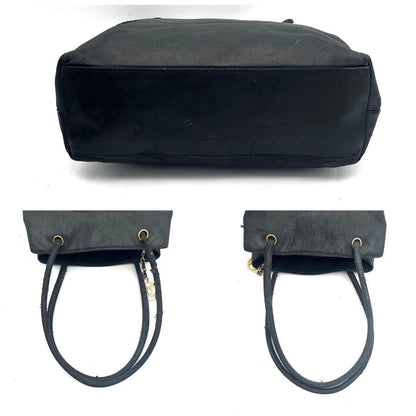 Chanel Lambskin CC Logo Tote Black Jumbo — view 6