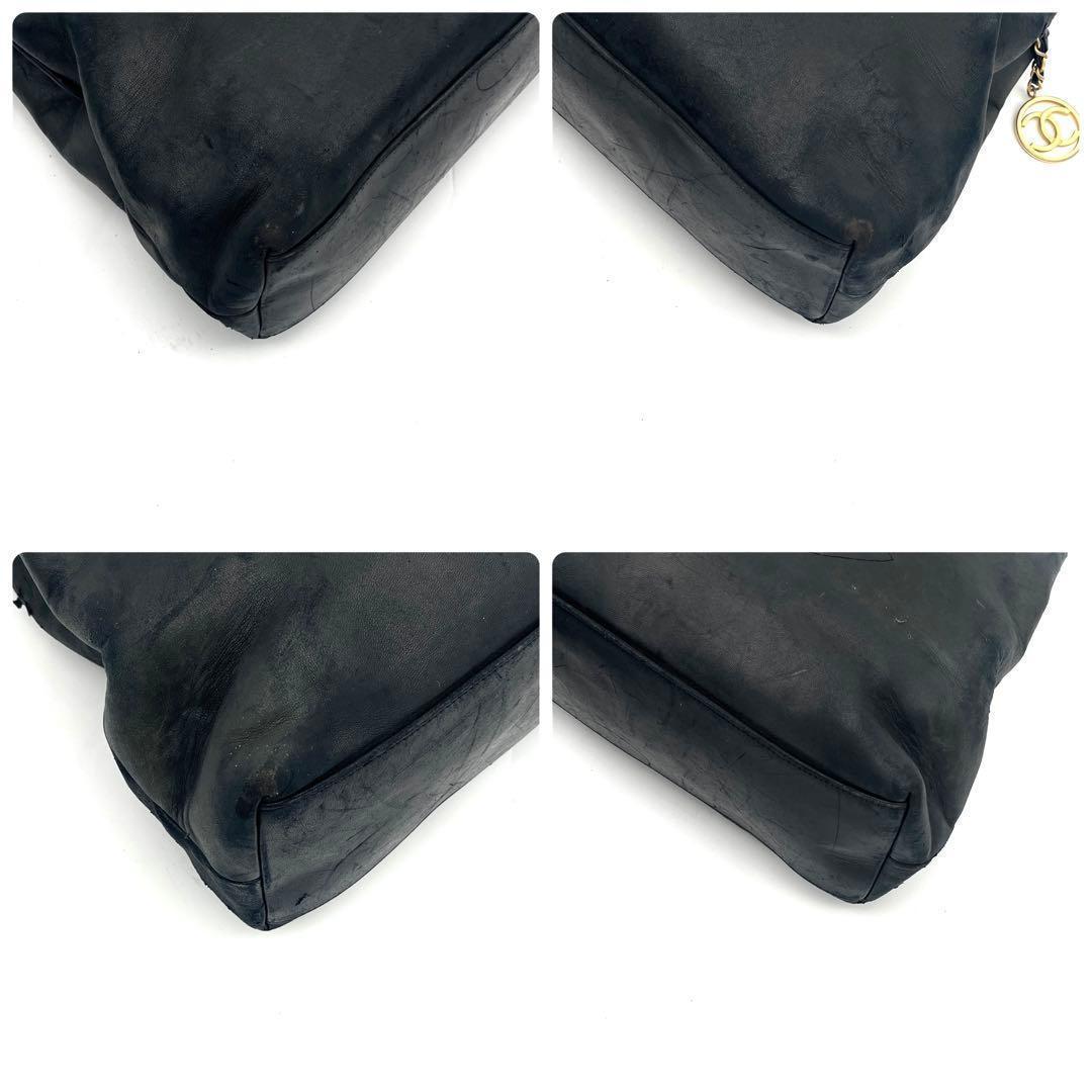 Chanel Lambskin CC Logo Tote Black Jumbo — view 7