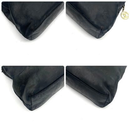 Chanel Lambskin CC Logo Tote Black Jumbo — view 7