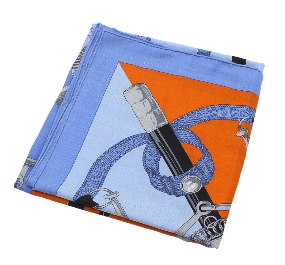 Hermes Carre 140 Cashmere Silk Large Shawl Scarf — view 3