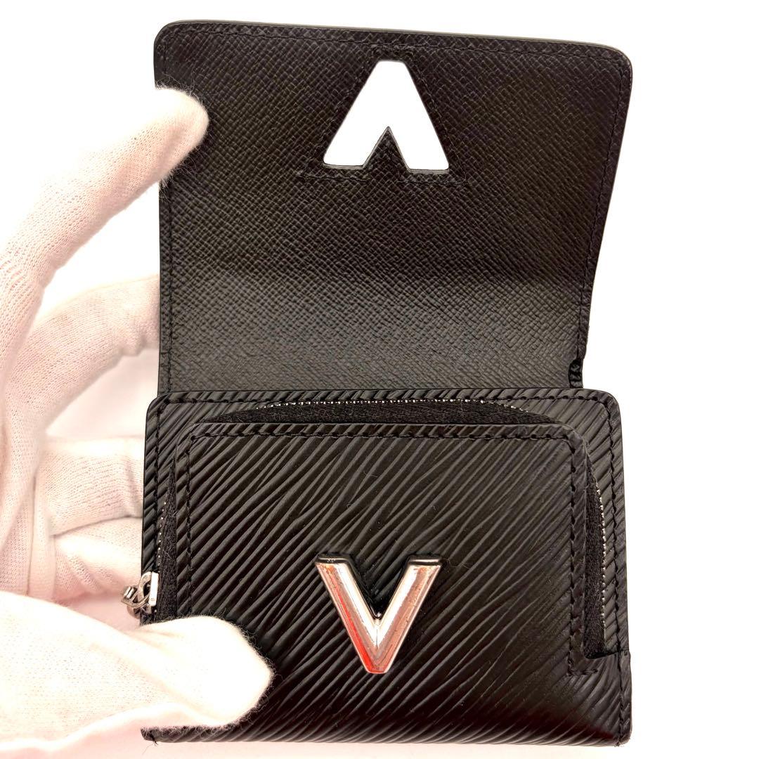 Louis Vuitton Wallet Epi Portefeuille Twist Compact XS Black — view 3