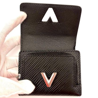 Louis Vuitton Wallet Epi Portefeuille Twist Compact XS Black — view 3