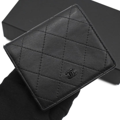 Chanel Bifold Wallet CC Logo Quilted Small