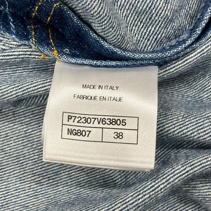 Chanel Coco Mark Print Denim Jacket L_060