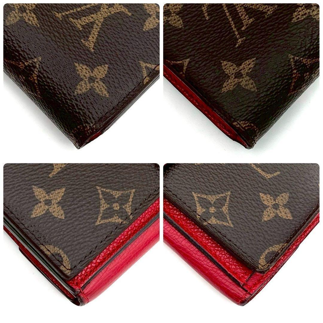Louis Vuitton Portefeuille Pallas Monogram Red Bifold Wallet — view 7