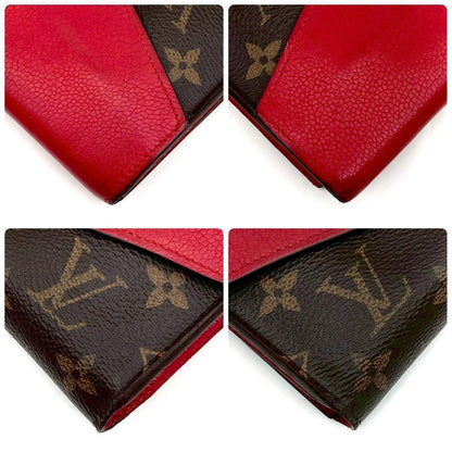 Louis Vuitton Portefeuille Pallas Monogram Red Bifold Wallet — view 8