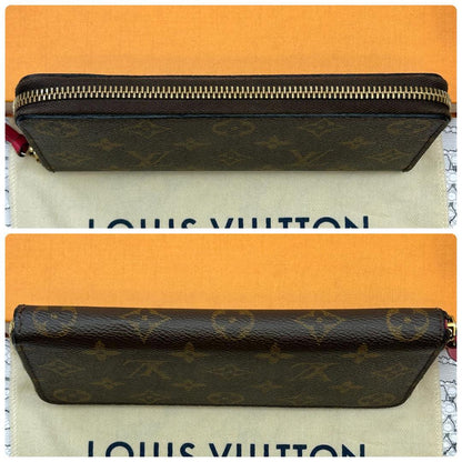 Louis Vuitton Monogram Portefeuille Clemence Zippy Wallet — view 3