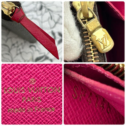 Louis Vuitton Monogram Portefeuille Clemence Zippy Wallet — view 8