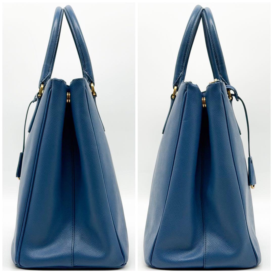 Prada Saffiano Galleria Large Leather Triangle Logo — view 6