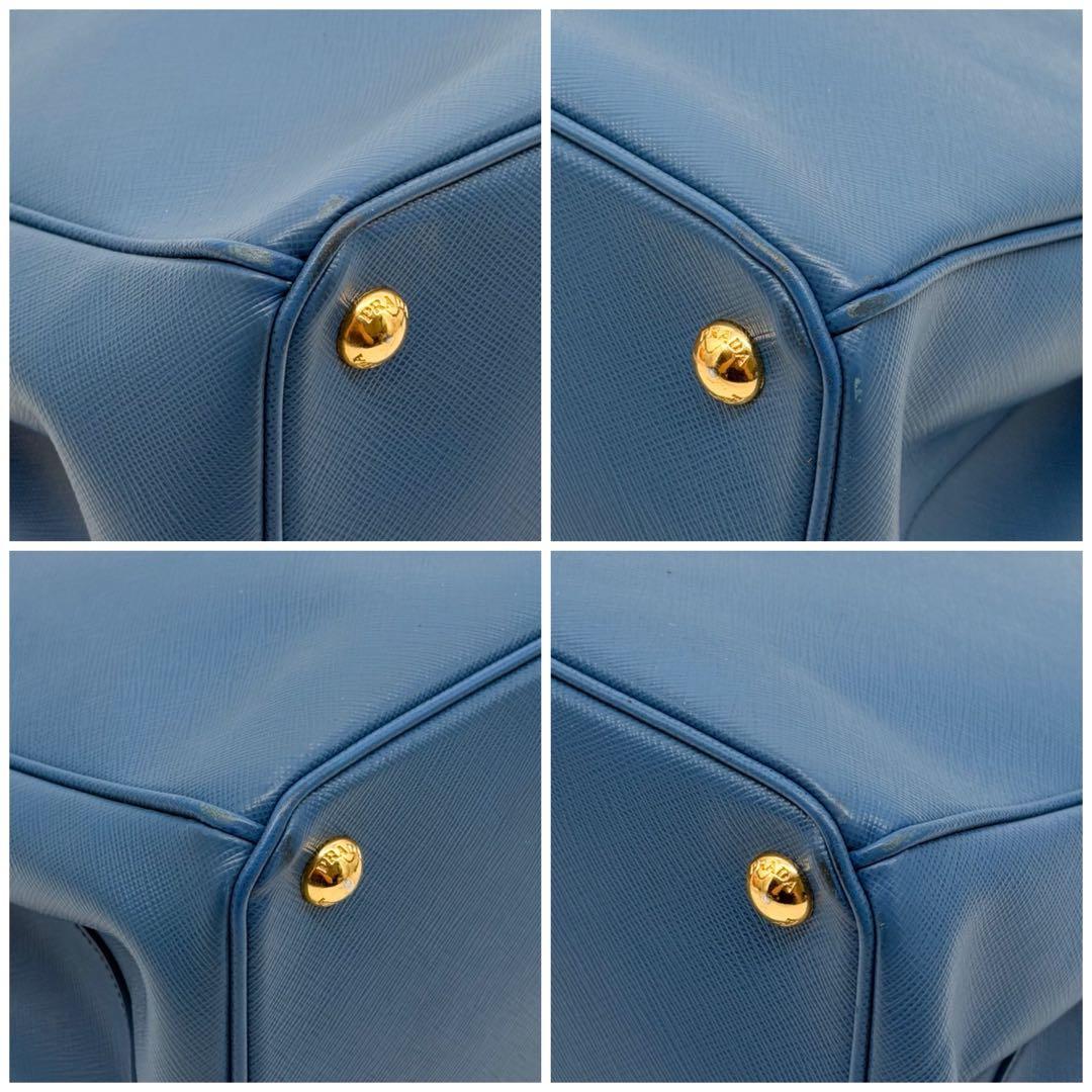 Prada Saffiano Galleria Large Leather Triangle Logo — view 8