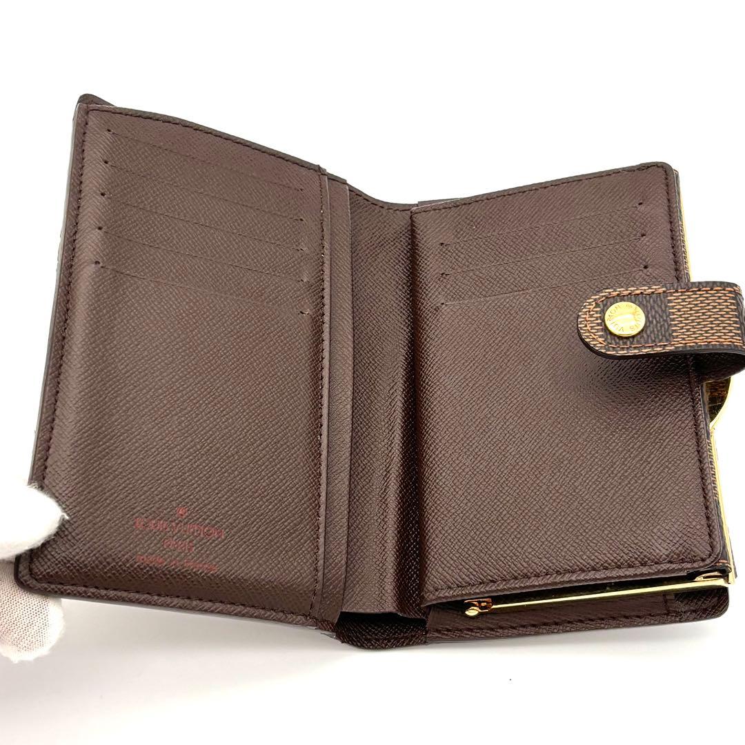 Louis Vuitton Exhibition Grade Kiss Lock Wallet Portefeuille Viennois Damier — view 3