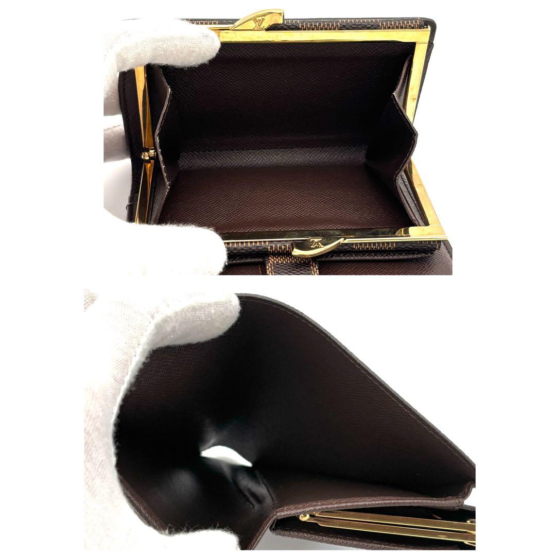 Louis Vuitton Exhibition Grade Kiss Lock Wallet Portefeuille Viennois Damier — view 4