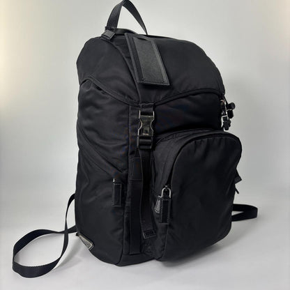 Prada Tessuto Nylon Backpack Black — view 3