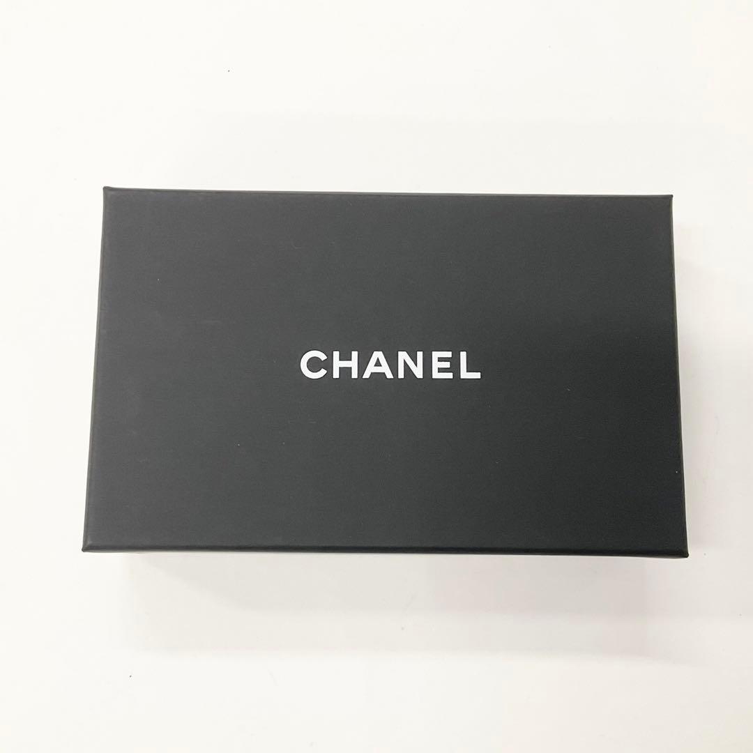 Chanel Caviar Leather CC Logo Zip Coin Purse Wallet Card Case — view 9