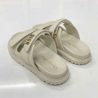 Dior Act Lambskin Velcro Strap Sandals
