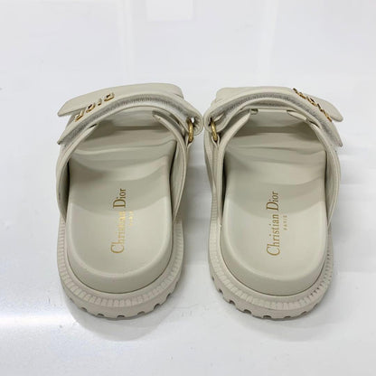 Dior Act Lambskin Velcro Strap Sandals