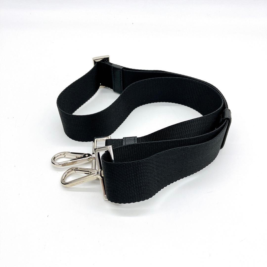 Prada 2-way Bag Business Bag Triangle Logo Plate Nylon Black