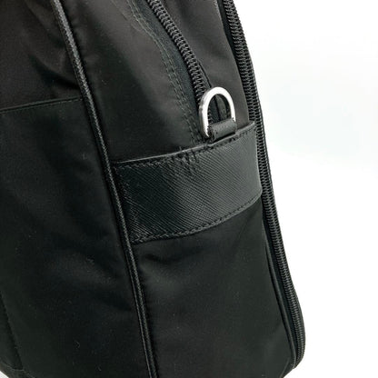 Prada 2-way Bag Business Bag Triangle Logo Plate Nylon Black