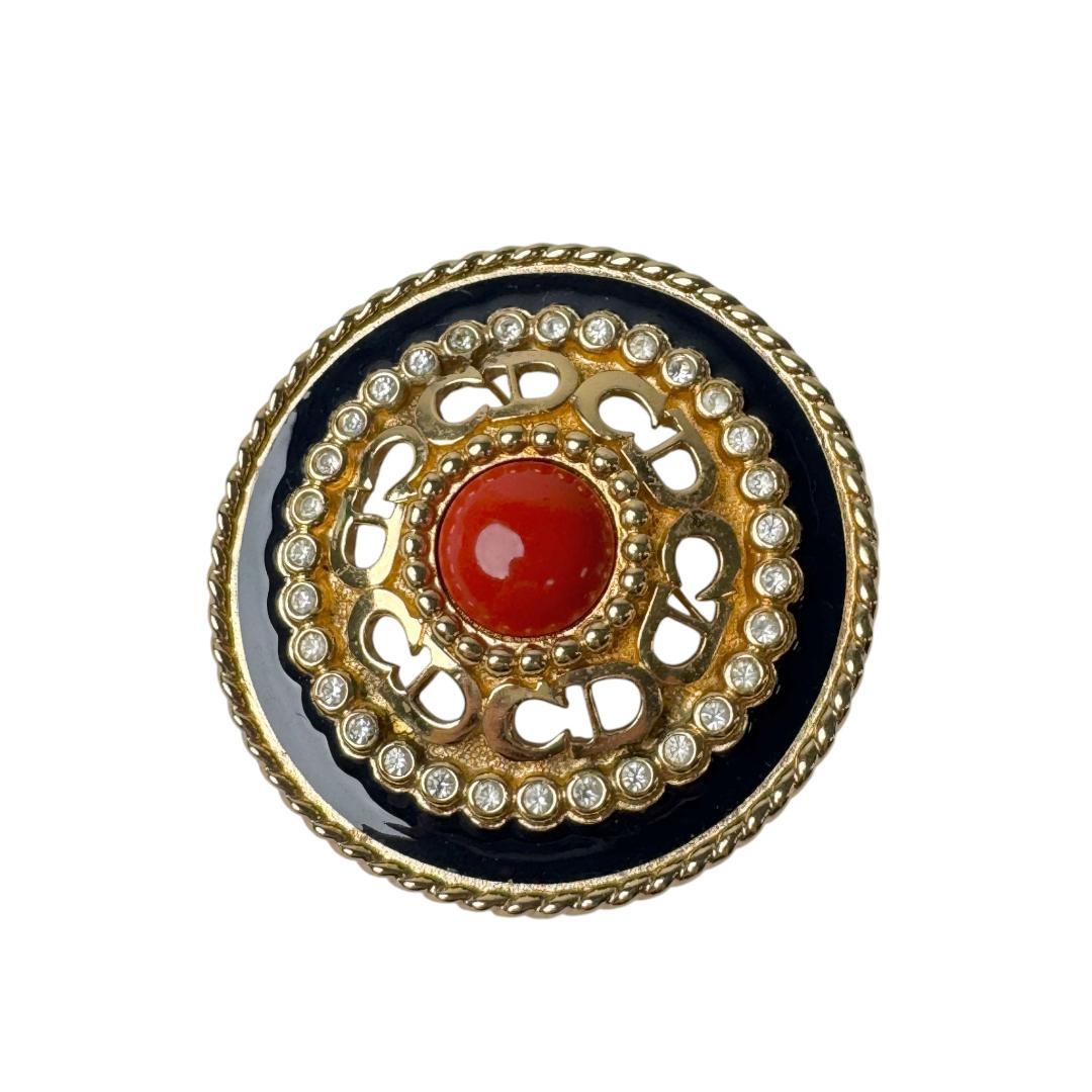 Dior Vintage Brooch Rhinestone