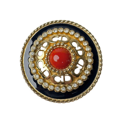 Dior Vintage Brooch Rhinestone — view 2