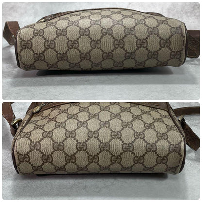 Gucci GG Sherry Line Shoulder Bag Brown Leather — view 8