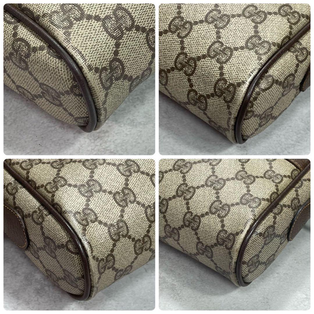 Gucci GG Sherry Line Shoulder Bag Brown Leather — view 9