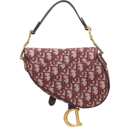 Unused Christian Dior Oblique Jacquard Saddle Bag