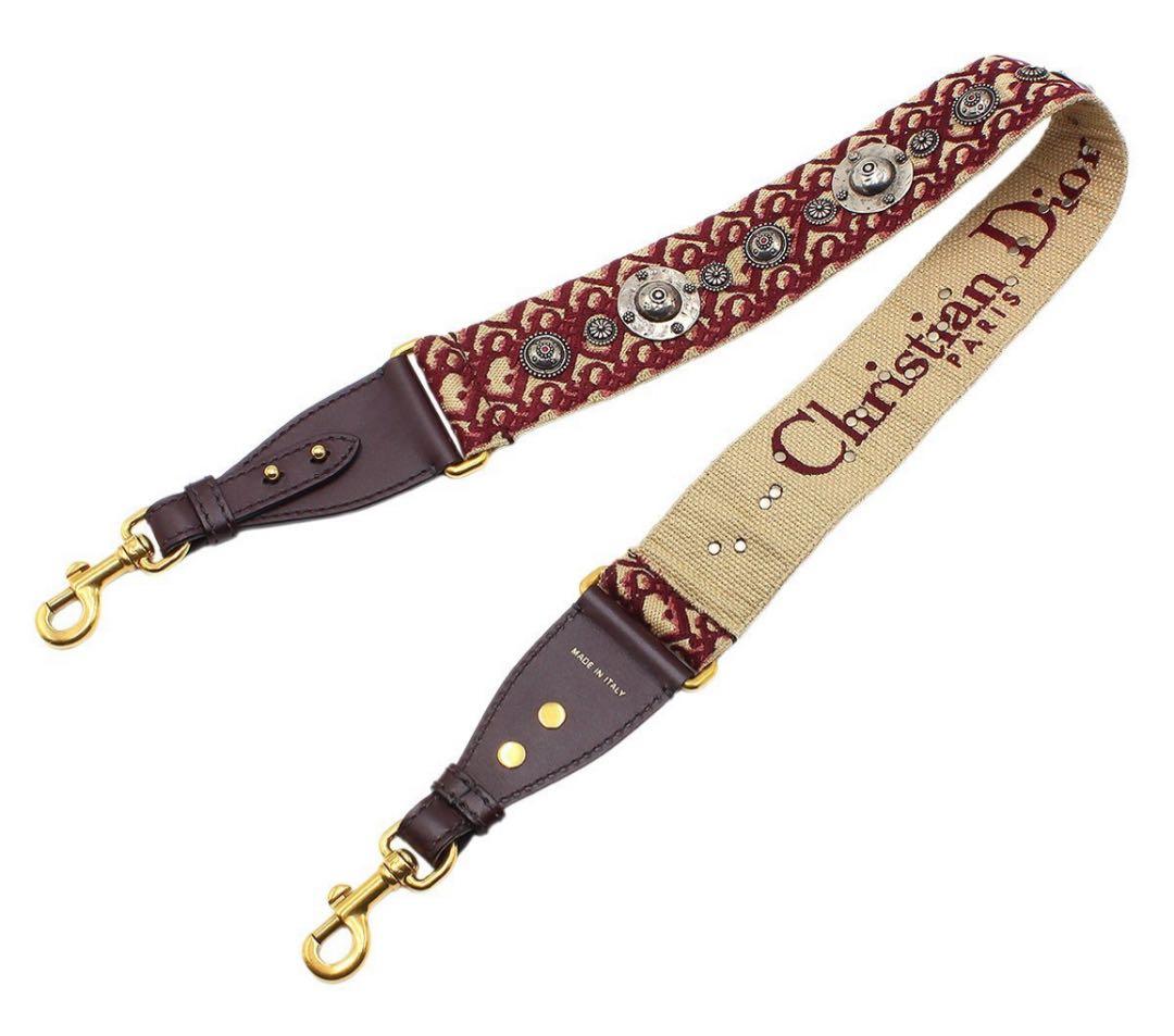 Unused Christian Dior Oblique Jacquard Saddle Bag