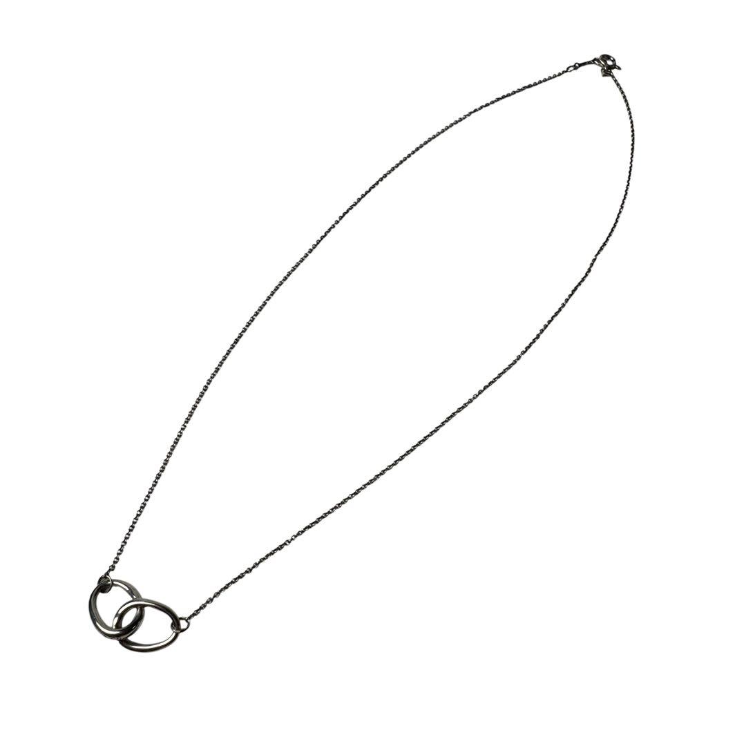 Tiffany & Co Double le Plage Necklace 925 Sterling Silver — view 2