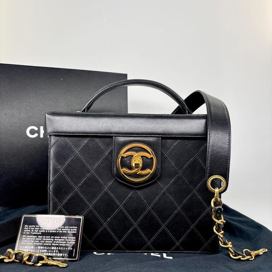 Ultra Chanel CC Bicolore Vanity Shoulder Bag Handbag