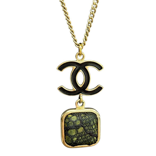 Chanel Gold Coco Mark Necklace I_140