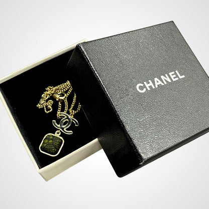 Chanel Gold Coco Mark Necklace I_140