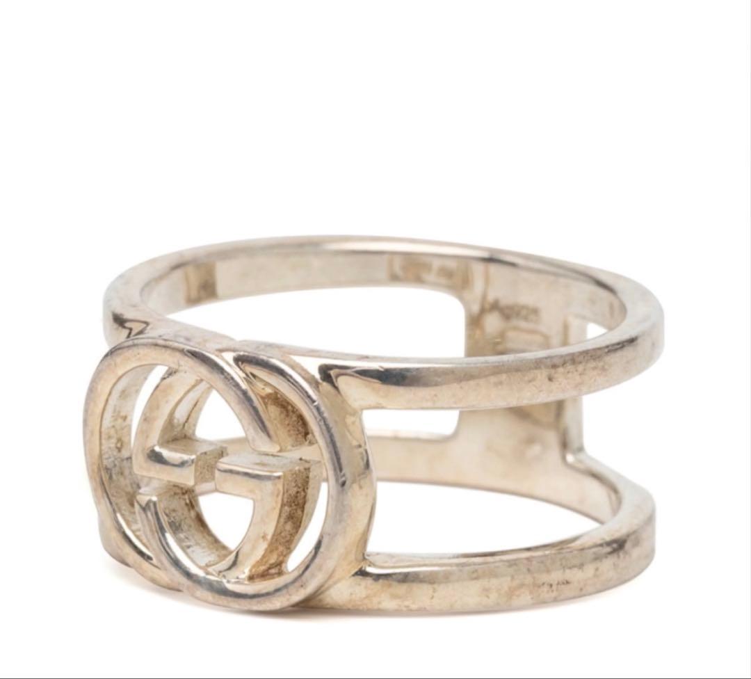 Gucci Interlocking G Ring Silver — view 3
