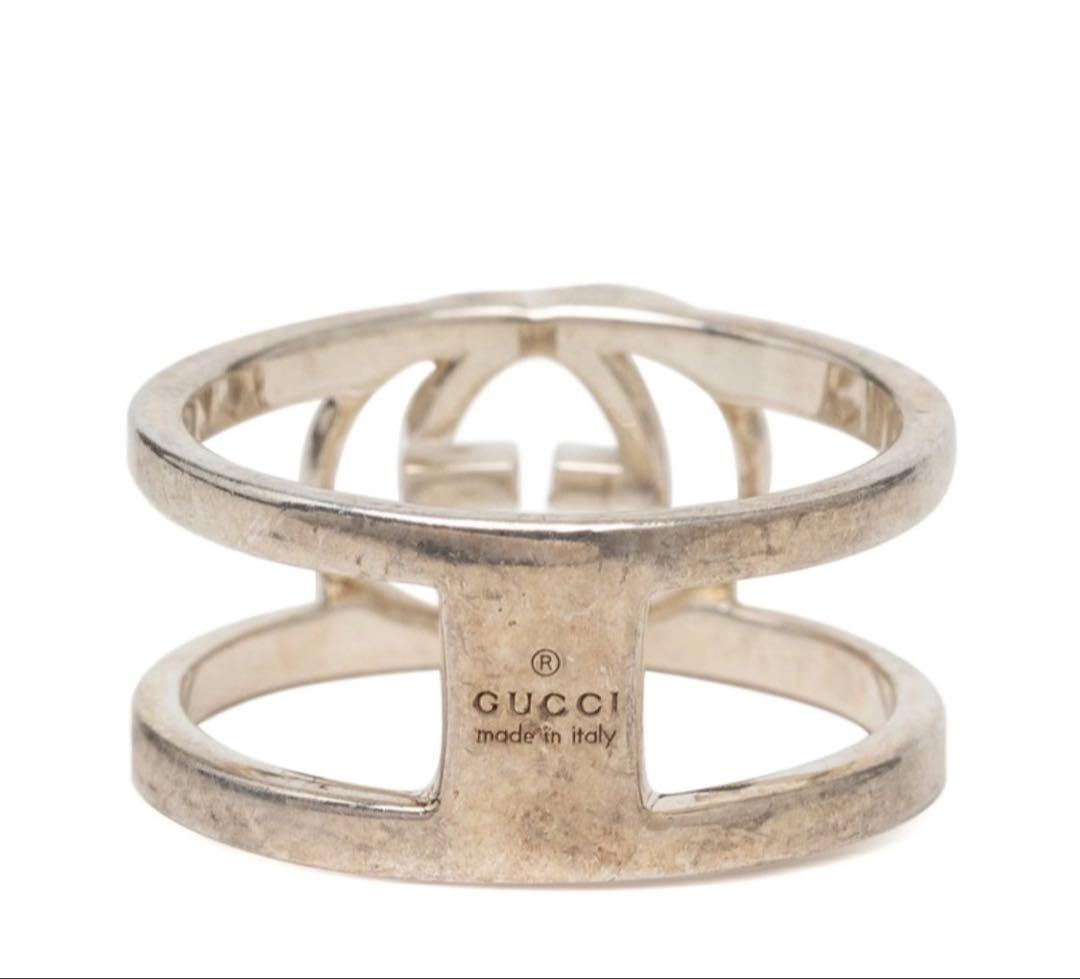 Gucci Interlocking G Ring Silver — view 4